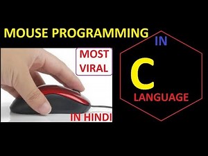Mouse Programming In C language for making GUI.|By Abhishek Sinah