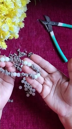 Bracelet making tutorial#diy#handmade#ytshorts#youtubeshorts#trendingonyoutube#likeandsubscribe