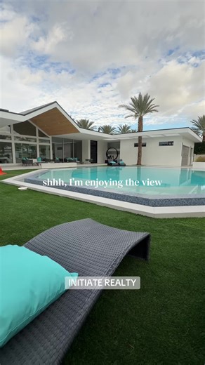 A brand-new modern estate in Rancho Mirage inspired by iconic mid-century design, reimagined for today. Soaring 18’ ceilings, walls of glass, book-matched porcelain fireplace, and seamless indoor-outdoor living throughout. The primary suite opens directly to the pool and spa, with a spa-level bath, sauna, and total privacy. Set on over half an acre with an octagon infinity pool, outdoor kitchen, fire features, and mountain views in every direction. 4 BD | 5 BA | 4,483 SF $3,990,000 DM for detail