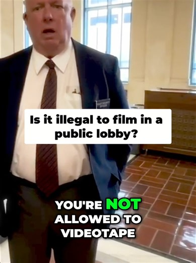 "You're Not Allowed To Video Tape!" #firstamendmentaudit #1stamendment...