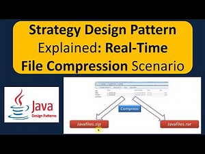Strategy Design Pattern Explained: Real-Time File Compression Scenario