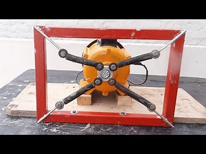 How To Make 4 Spring Engine Machine 220 Volt Free Energy Generator Spring Free Energy machine