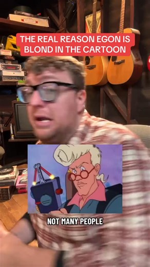 The real reason Egon is blond in the Ghostbusters cartoon #movies #film #tv #animation #ghostbusters | Spandrew Spice