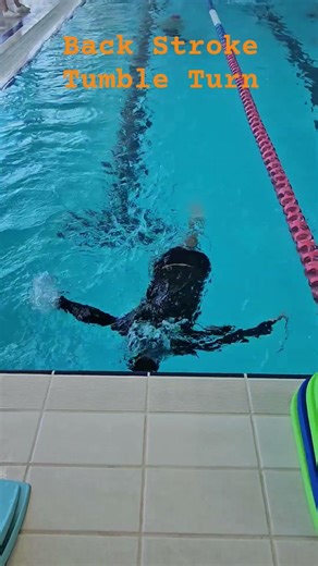 Backstroke Tumble Turn #swimming #swimmingtechnique #swimmingdrills #swimming #swim