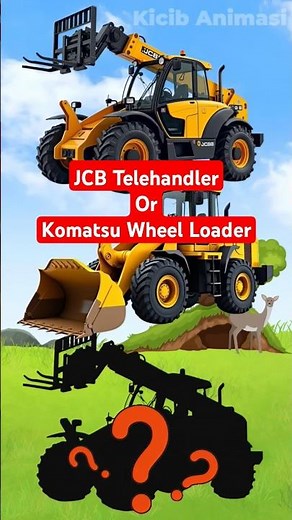 JCB Telehandler or Komatsu wheel loader? #jcb #telehandler #wheelloader