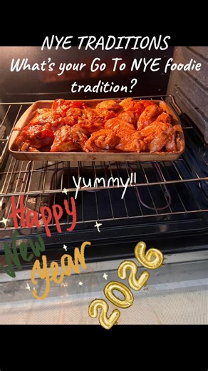 Buffalo Wings are a family tradition for me on NYE! What’s yours? #wings #buffalo #nye #traditions #fyp