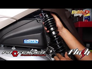 Install Profender Flash shock absorber in LEAD 125
