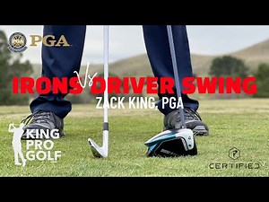 Hitting IRONS vs DRIVER | Golf Instruction | King Pro Golf Coaching