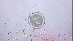 Sweet Baby Co. Jumbo 36 Inch Baby Gender Reveal Balloon | Big Black Balloons with Pink and Blue Heart Shape Confetti Packs for Boy or Girl | Baby Shower Gender Reveal Party Supplies Decoration Kit