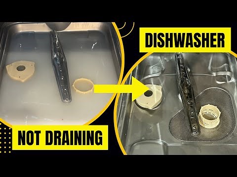How to fix a Dishwasher that won't drain | Step-by-Step Guide