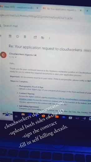 Proceso de Aplicación para Cloudworkers Verificados