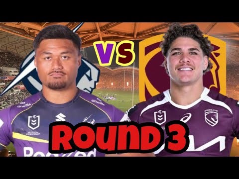 Melbourne Storm vs Brisbane Broncos NRL Round 3 Livestream Reaction