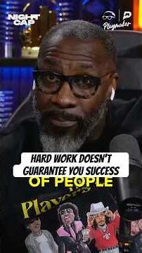 Shannon says put in the work to become the best and HOPE it pays off nothing is guaranteed #Nightcap