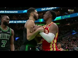Jayson Tatum and Onyeka Okongwu SEPARATED after a heated ball possession battle | NBA on ESPN