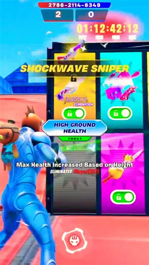 SHOCKWAVE SNIPER SUPER RED VS BLUE FORTNITE #shorts #fortnite