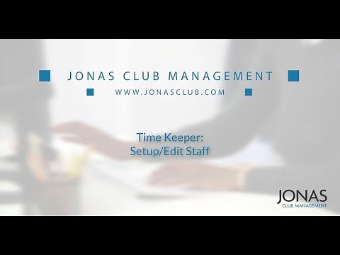 Time Keeper - Setup/Edit Staff