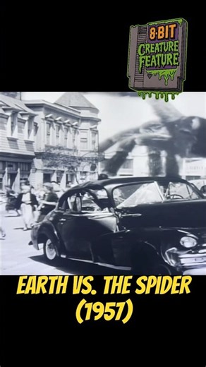 The Giant Spider of 1958 - Earth vs. the Spider (1958) #creaturefeature #giantmonster #retroscifi