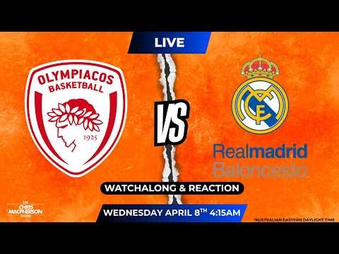 Olympiacos vs Real Madrid - 🏀 EuroLeague 2025/26 - LIVE Basketball Watchalong
