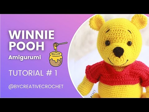 Winnie the Pooh Amigurumi Bear | Part 1: Paws, Arms, and Body 🥰💕 Crochet Tutorial