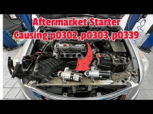 2008 - 2012 Accord 4 Cylinder Misfire P0300 P0302 P0303 bad starter