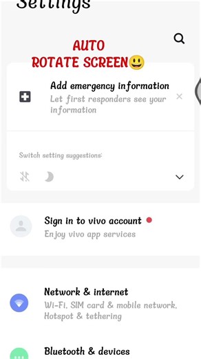 #HOW TO ROTATE AUTO SCREEN ROTATE. ##