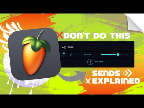 sends explained in an easy way in fl studio mobile, tap Track Studios