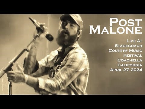 Post Malone w/ Brad Paisley- "Chattahoochee (Alan Jackson)" Live @ Stagecoach - 4/28/24
