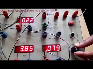 MOSFET and IGBT characteristics (Power Electronics, 18EEL58)