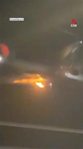 Delta Airlines flight makes emergency landing after engine fire