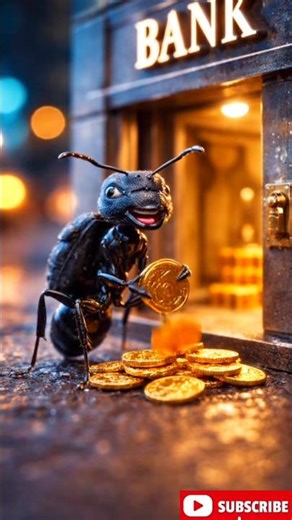 Ant Robber’s Secret Life After Bank Heist 🐜💰 | Funny AI Short Film