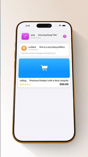✨ SwiftUI Card UI | Marquee Text Animation