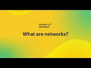 What are networks?