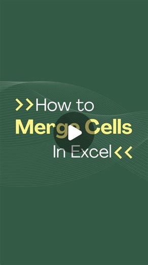 Excel by Karstrom | How to merge cells in Excel! And YES we are back🚀 Save this so you won’t forget it💡 #excel #exceltips #corporate #accounting #finance | Instagram