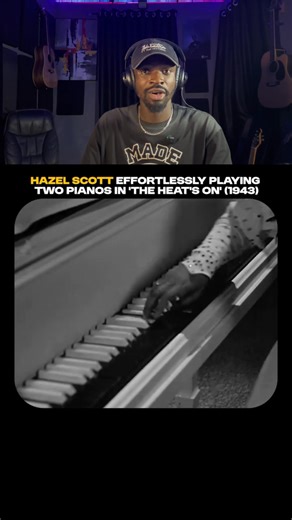Hazel Scott playing two pianos simultaneously??🤯 | Chyke The Guitarist