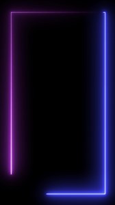 Download Neon rectangle border picture frame motion graphic isolated on transparent background. 4K Resolution for free