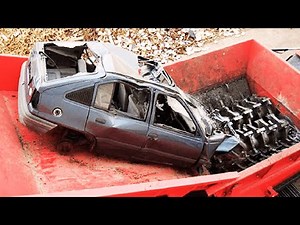 Extreme Car Crusher in Action 🚗💥 Crushing Everything with Modern Technology!