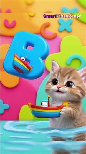 Fun ABC for Kids”Let’s learn letter B with fun examples like Boat, Bear, and Butterfly!