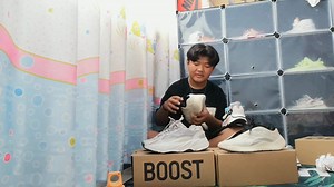 YEEZY BOOT 700v1开箱，v2 v3对比。