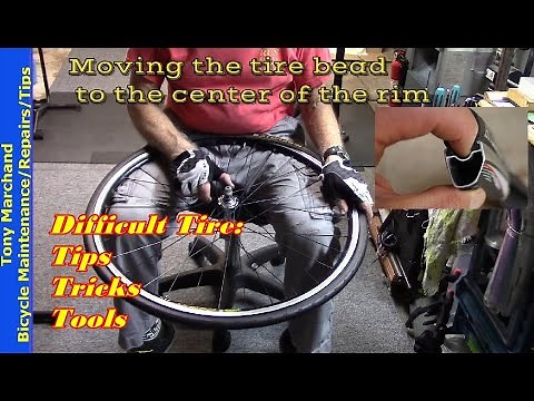How to Install a Difficult Bicycle Tire: Various Techniques