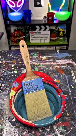 Satisfying Paintbrush Techniques for Calming ASMR Experience