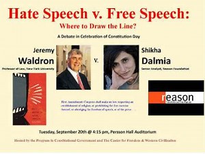 Debating NYU's Jeremy Waldron on Free Speech vs. Hate Speech on College Campuses