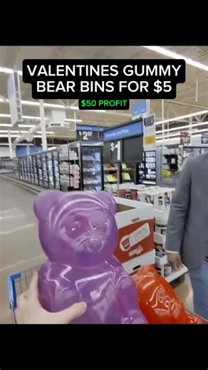 ProfitHuntr25 on Instagram: "Gummy Bear Bins for $5 at WALMART! Our group is always posting the BEST leads you can buy and then flip for easy profits! Want to know exactly which items on clearance in your area? Comment your ZIP below to join our FREE group! #clearance #deals #walmartclearance #hiddenclearance #resell Disclaimer: Price varies by store, and often times the INSANE prices are very rare. Joining our clearance community will allow you to see exactly what these prices are near you."
