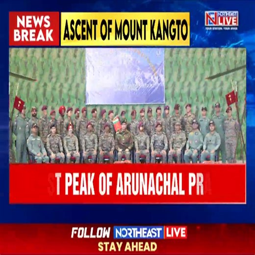 In a First, Indian Army Team Summits Mt Kangto, the Uncnquered Peak in Arunachal In a landmark achievement and a proud moment for the nation, an Indian Army mountaineering team from Eastern Command has successfully summited Mount Kangto, the highest and hitherto unconquered sentinel peak of Arunachal Pradesh. Standing at 7,042 meters or 23,103 feet, the summit of Mount Kangto marks the first recorded successful ascent of the formidable mountain, long regarded as an unclimbed guardian of the Kame