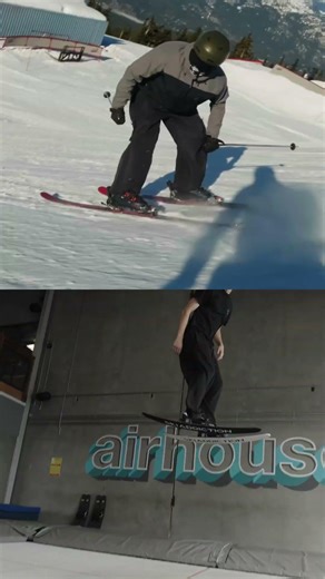 Master your jump skills on the Tramp Ski Pro's