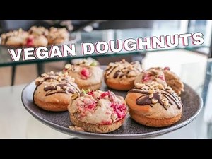 HEALTHY VEGAN DOUGHNUT RECIPE // easy to make + delicious