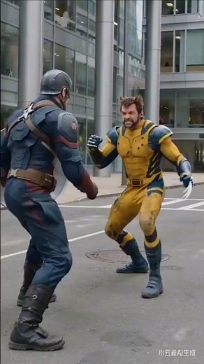 WHO WILL WIN?? Captain America vs Wolverine (Cinematic Fight)