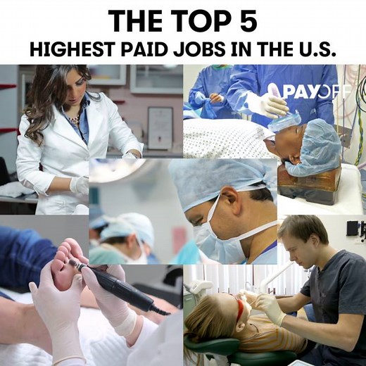 418K views · 777 reactions | These are the 5 jobs with the highest pay in the U.S. — Do you notice a trend? | Mic | Facebook