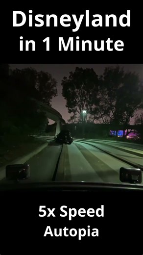 Disneyland's Autopia in 1 Minute