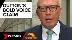 Sunrise host Nat Barr takes on Peter Dutton in live TV interview