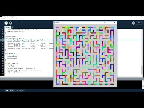 Mazes by Eller's algorithm | Interesting #23 | HBY coding academic